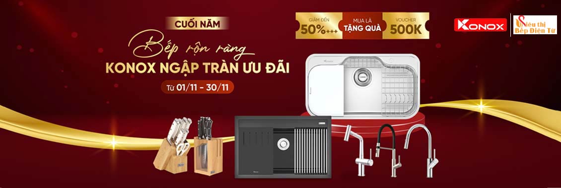 KM Konox ngập tràn ưu dãi 1/11-30/11