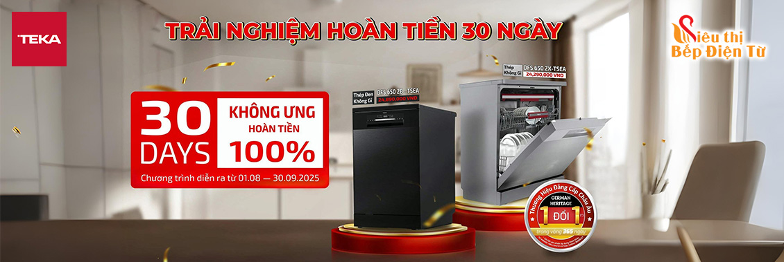 Trải Nghiệm Máy Rửa Chén Teka Trong Vòng 30 Ngày 