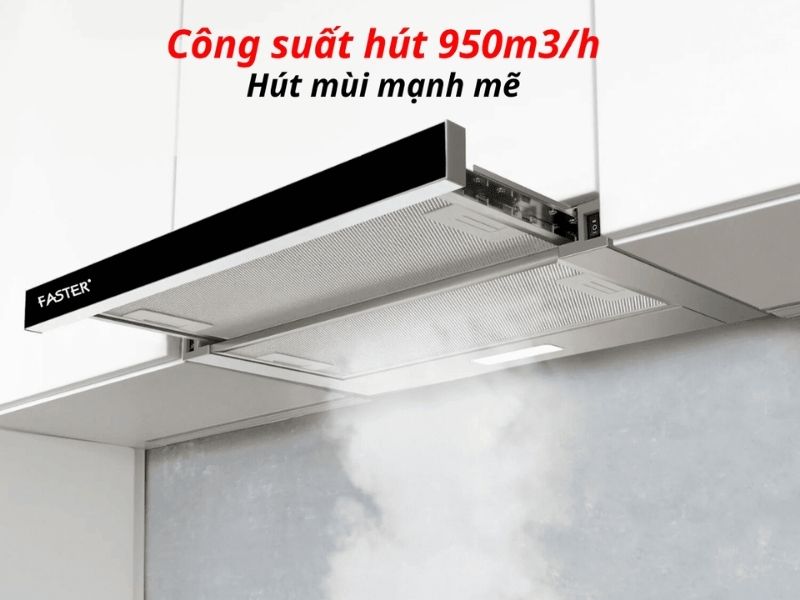 Tính năng và công nghệ của máy hút mùi Faster
