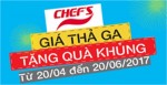 Siêu Thị Bếp Điện Từ ưu đãi đặc biệt cho khách hàng mua sản phẩm Chefs hè này