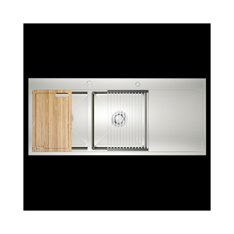 Chậu rửa bát Konox Workstation - Topmount Sink KN11650TD - Bàn phải