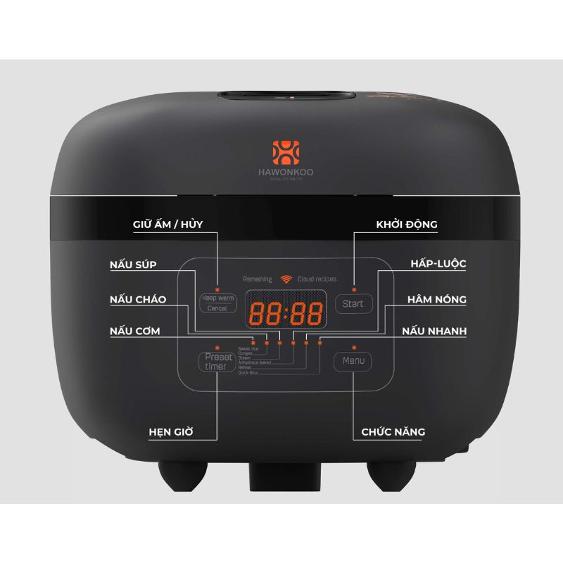 Nồi cao tần Hawonkoo RCH-152-IH-GR