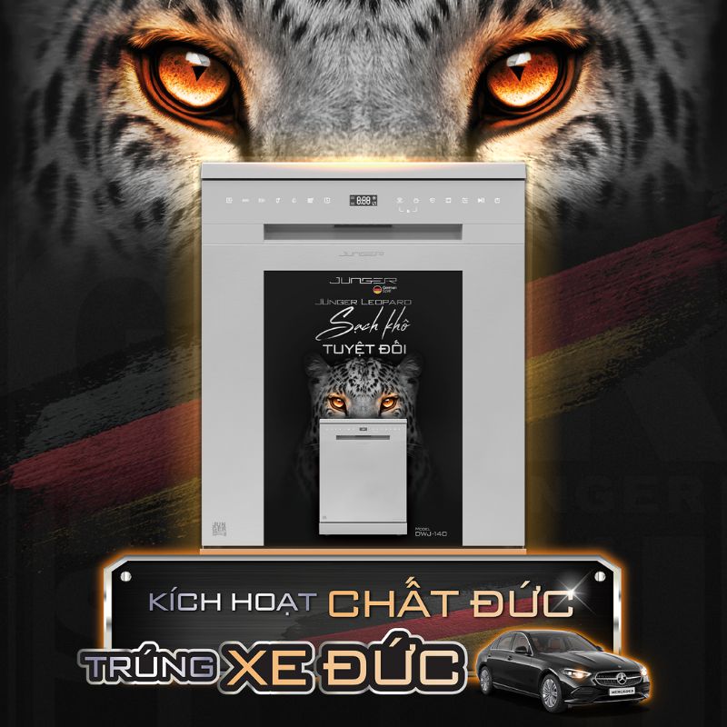 Máy rửa chén độc lập Junger DWJ-140