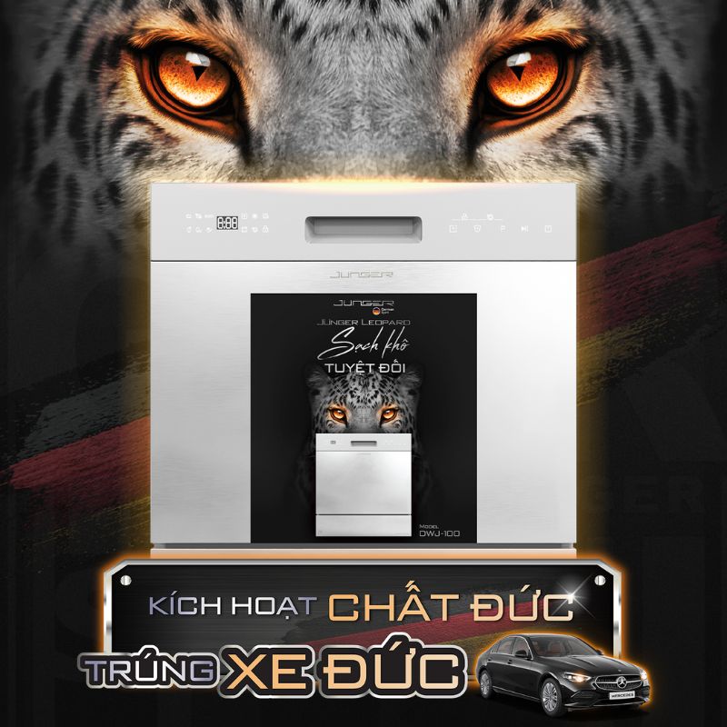 Máy rửa chén độc lập Junger Leopard DWJ-100