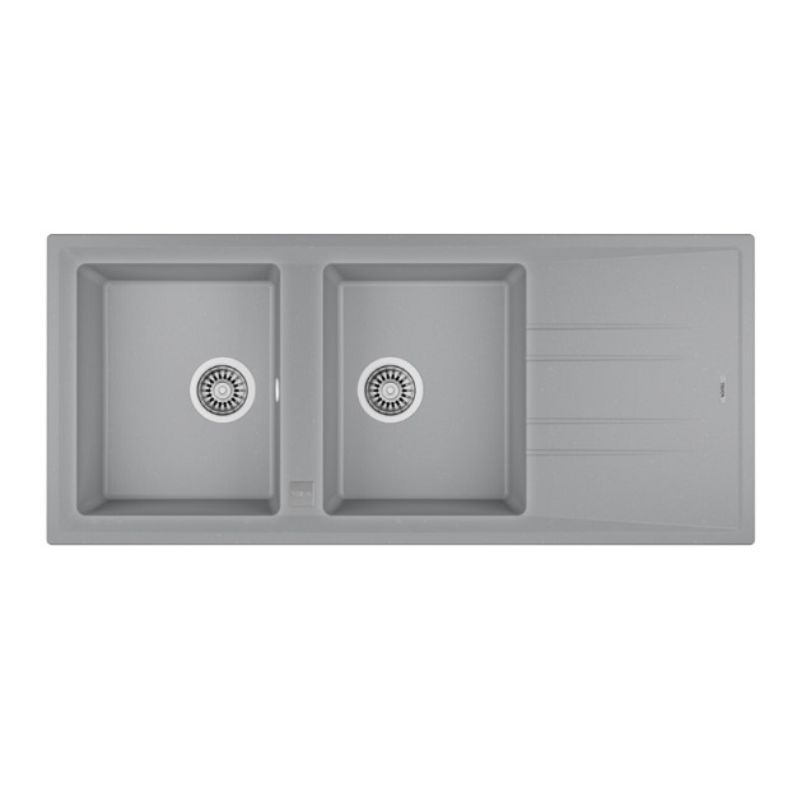 Chậu đá Teka STONE 80 B-TG 2B 1D Grey 115400008