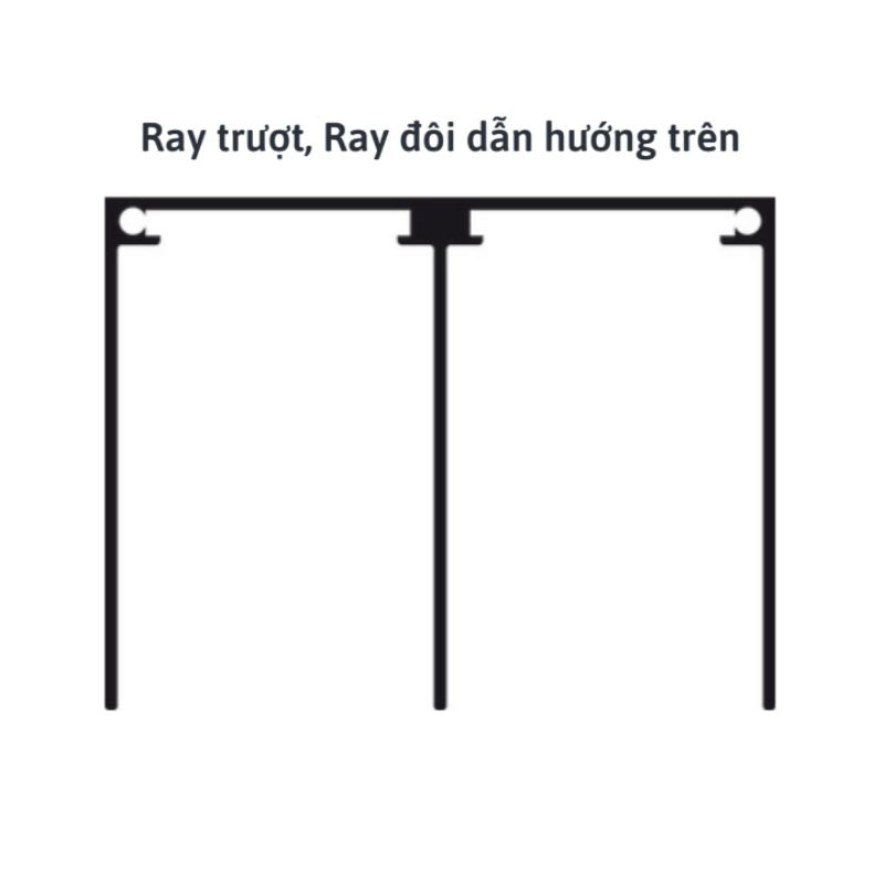 ALUFLEX 80 RAY ĐÔI TRÊN MÀU ĐEN 3M HÄFELE 403.75.389