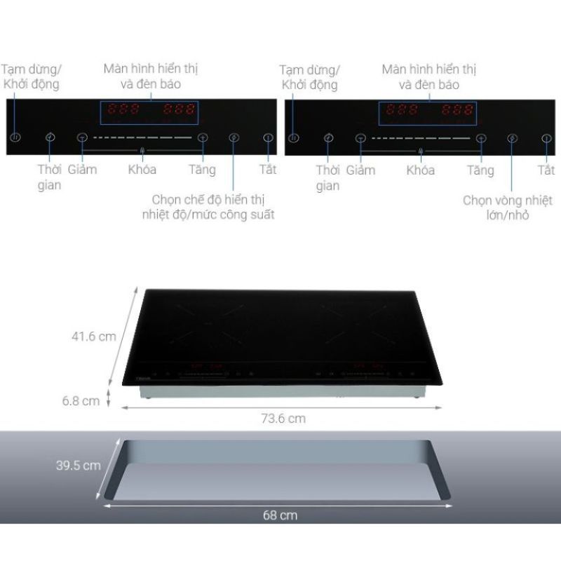 Bếp điện từ Teka HIC 7320 D 112750000