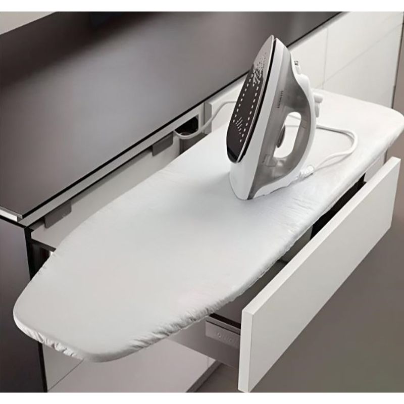 Bàn ủi gắn tủ màu trắng Hafele 568.60.760