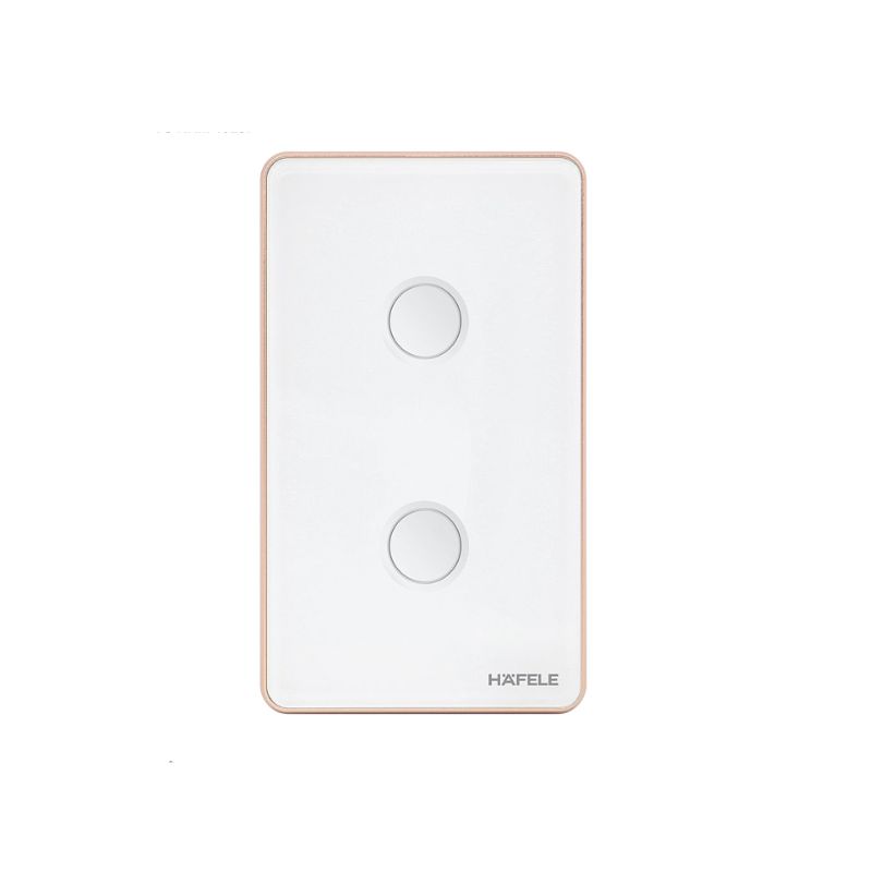 Công tắc ZB 2GUS 10A trắng L Hafele HSL-LS2G01W 820.71.004