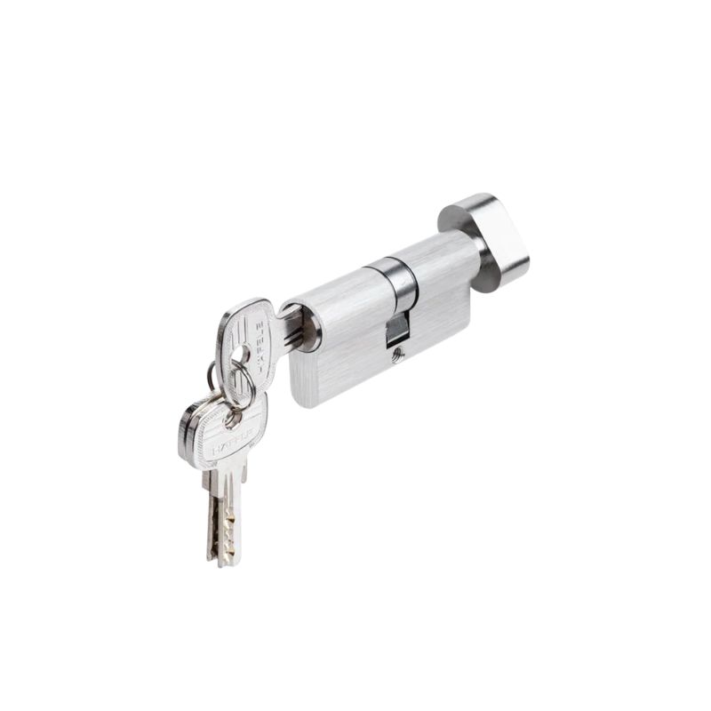 Ruột khóa 1 đầu chìa 1 đầu vặn 71mm Hafele 489.56.004