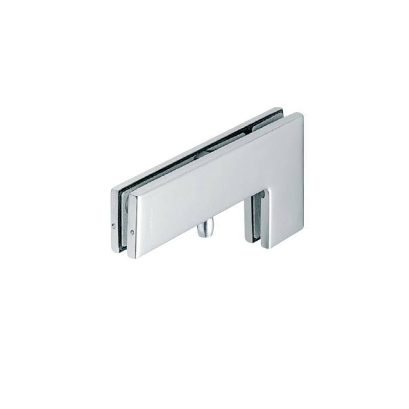 Kẹp kính chữ L Inox bóng Hafele 489.81.041