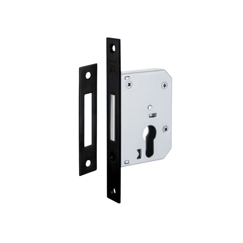 Thân khóa cửa trượt Hafele 911.26.413 BS40 màu đen mờ