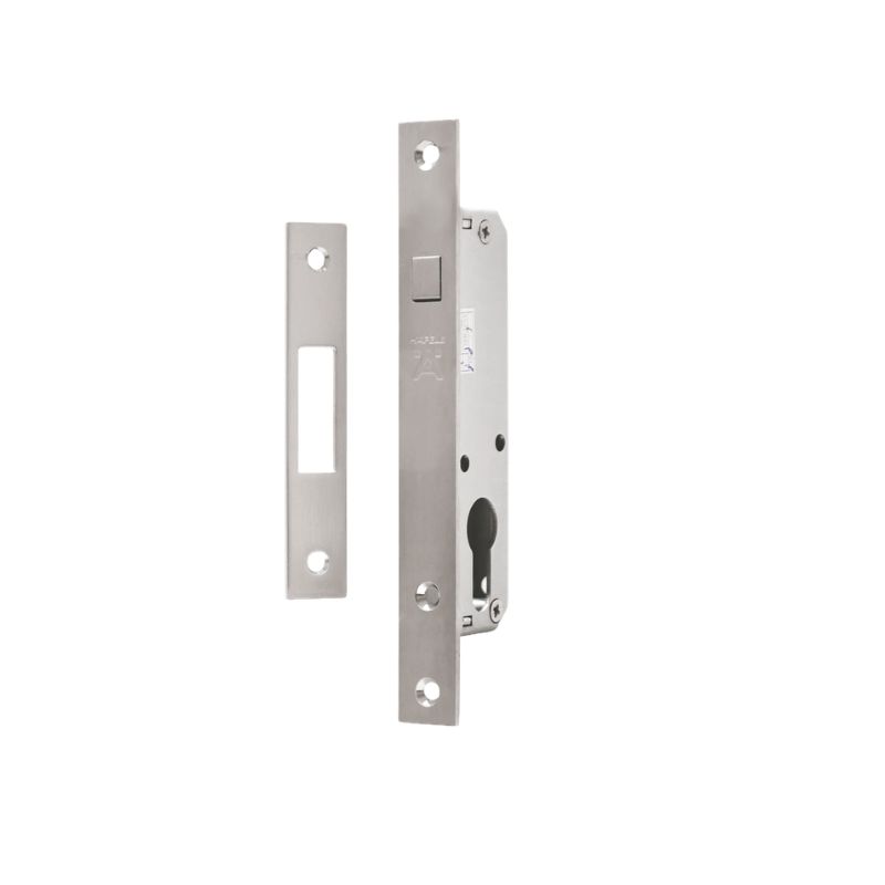 Thân khóa cửa trượt Hafele 911.26.672 BS30 inox mờ