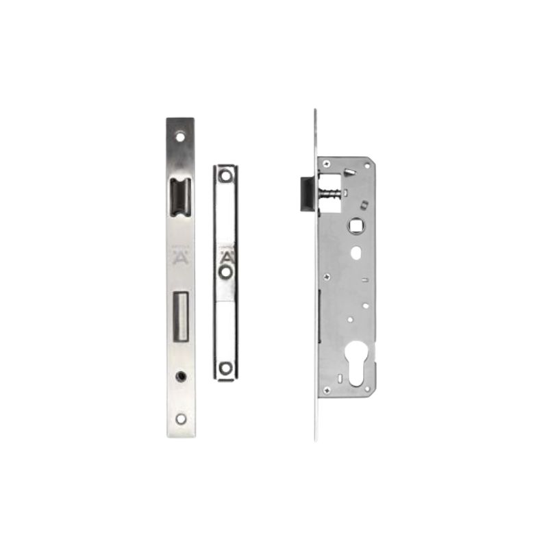 Thân khóa cửa trượt Hafele 911.27.265 CC92 BS30 inox mờ