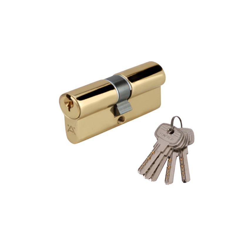 Ruột khóa 2 đầu chìa 65mm Hafele 916.96.601
