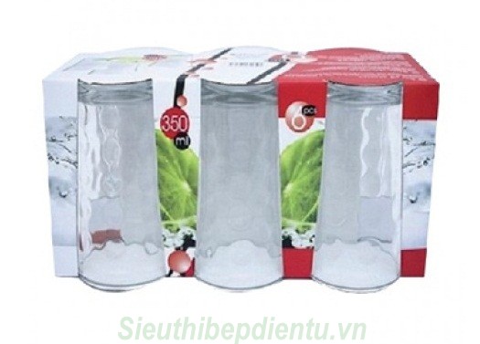 Cốc Elmich nhập khẩu bộ thủy tinh 6 chiếc 350ml 2314613