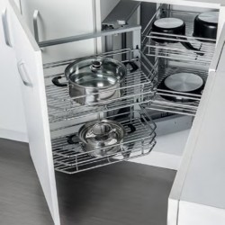 Bộ tủ góc gắn cánh trước, mở trái CLEARANCE Hafele 548.21.012 