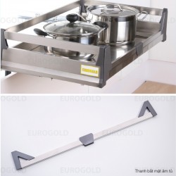 Giá xoong nồi, bát đĩa tủ dướ inox, 2 lớp đáy Eurogold EU131.700