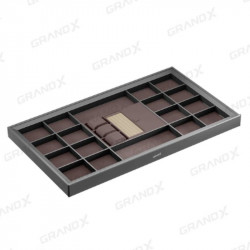 Ngăn kéo đồ trang sức bọc da cao cấp GrandX XM.80