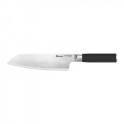 Dao đa năng thép Nhật Konox Damascus Eiko Series 7″ Santoku