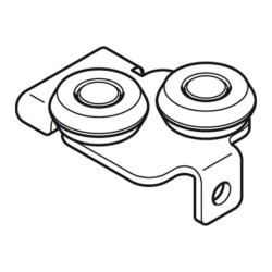  ALUFLEX 80 BÁNH XE DẪN HƯỚNG HÄFELE 403.50.971