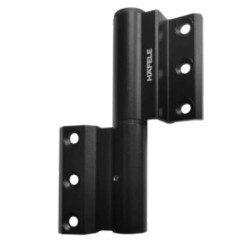 Bản lề cánh - khung rãnh EU (đen) Hafele 926.98.732
