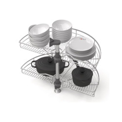 Bộ Rổ Góc Mezzo Xoay 180° Hafele 548.37.001