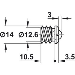 Chặn cửa Hafele 241.86.114