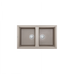 Chậu rửa chén đá granite 2 hố TORTORA K45043