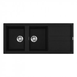 Chậu rửa chén Malloca Black K50086