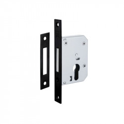 Thân khóa cửa trượt Hafele 911.26.413 BS40 màu đen mờ