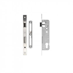 Thân khóa cửa trượt Hafele 911.27.266 CC92 BS35 inox mờ