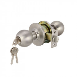 Khóa tay nắm tròn cửa chính loại lớn Hafele 911.64.266 inox mờ