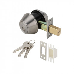 Khóa cóc 2 đầu chìa loại lớn Hafele  911.64.278 inox mờ