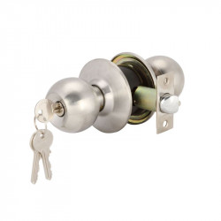 Khóa nắm tròn cửa chính loại nhỏ Hafele 911.64.680 inox mờ