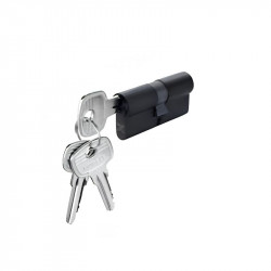 Ruột khóa Hafele 916.66.534 EM-MK đen PVD 61mm